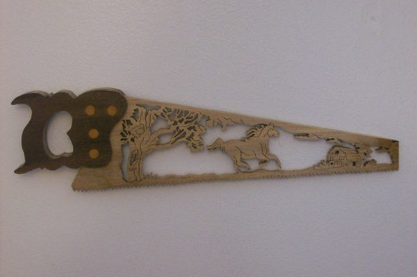 Horse Hand Saw Wall Hanging