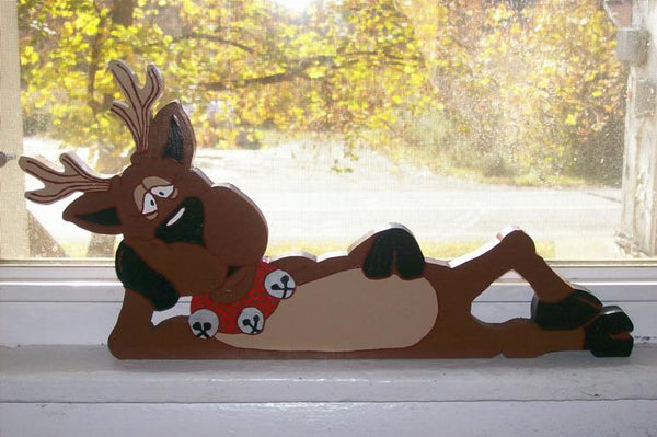 Reindeer Window Sill Sitter