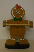 Gingerbread Man Candy Cane Holder