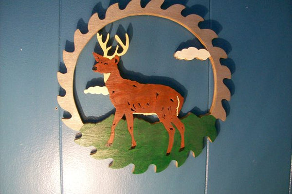 Painted Deer Circular Saw