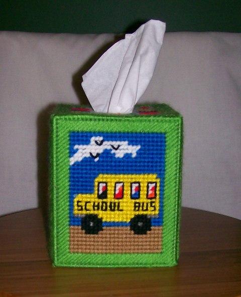 School Days Tissue Box Holder