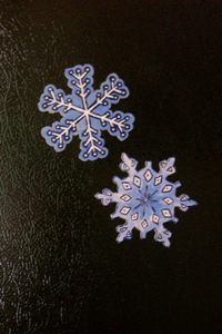 Pair of Snowflake Magnets